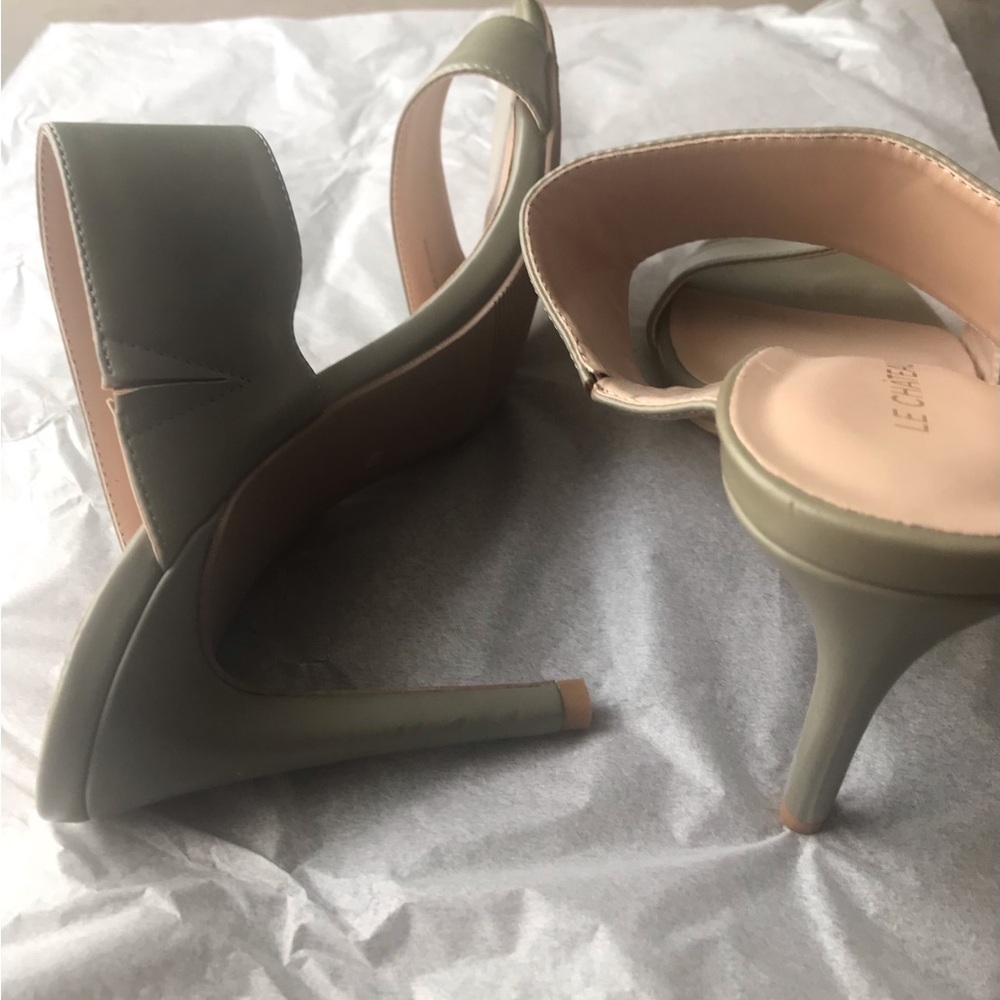 Le Chateau Sage Green Heels